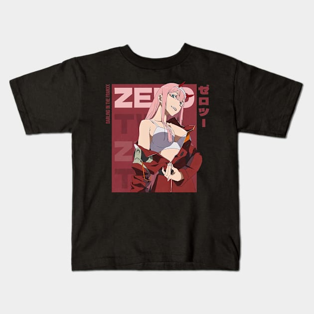 Zero Two Darling In The Franxx Kids T-Shirt by TaivalkonAriel